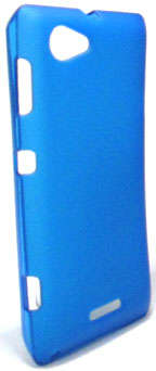 Sony Xperia L , S36H Soft Rubber Protective Back Cover (Blue)   SALE SALE !!!