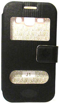 Samsung Galaxy J1 Flip Case (Black)  + FREE Screenguard