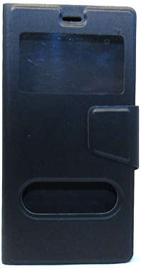 Huawei Ascend P8 LITE Flip Case (Black)  + FREE Screenguard