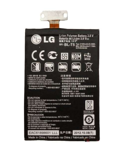 LG Nexus 4 E960, E975, E973, E970, F180 Battery BL-T5 Generic Replacement Battery