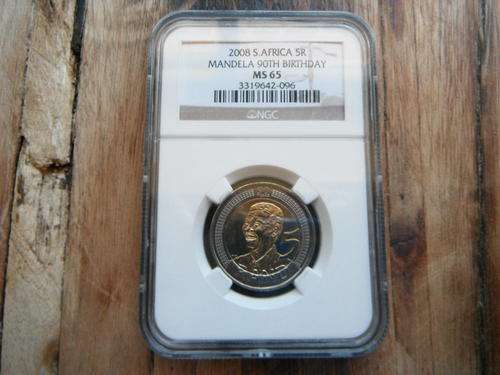 2008 MS 65 R5 Mandela 90th Birthday