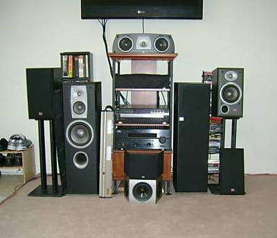 JBL, JVC, Yahama mixed home theatre 6.1
