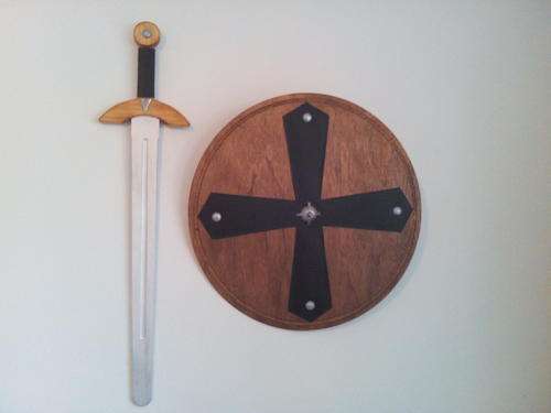 Long Sword and Shield set (wooden)