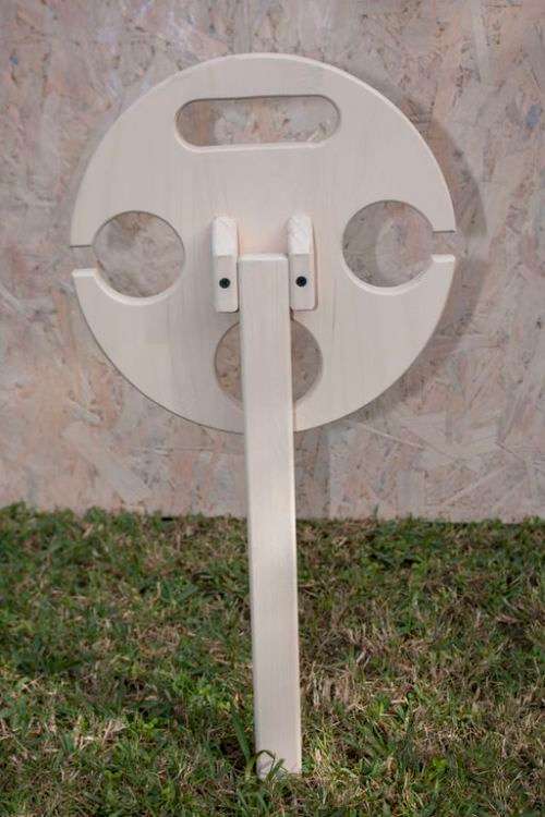 Picnic Table for Braai, Camping, Outdoor entertaining - Holds a bottle of wine and two glasses