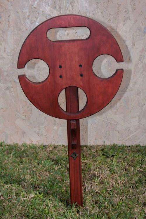 Picnic Table for Braai, Camping, Outdoor entertaining - Holds a bottle of wine and two glasses