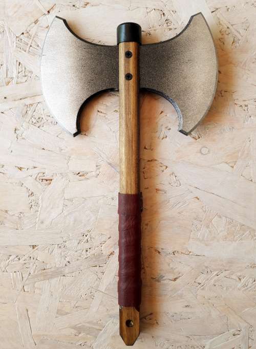 Wooden Double Viking Axe Toy for kids/children