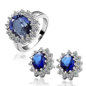 Designer's UK Best Sale 18K Gold Plated Ring and Earrings Set *imported