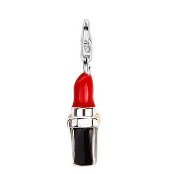Designer's Silver Red Lipstick Charm*imported