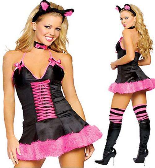 Naughty Kitten Lingerie Custume
