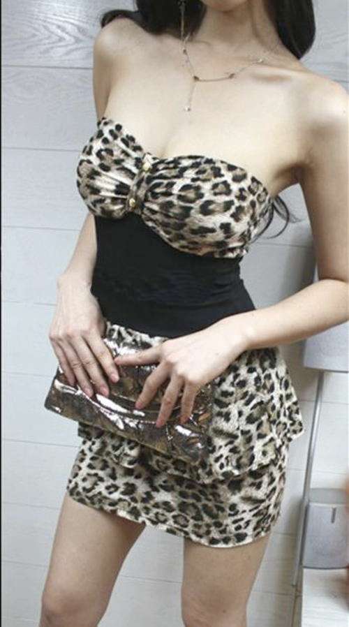 Sexy Chick Next Door Summer Leopard Dress