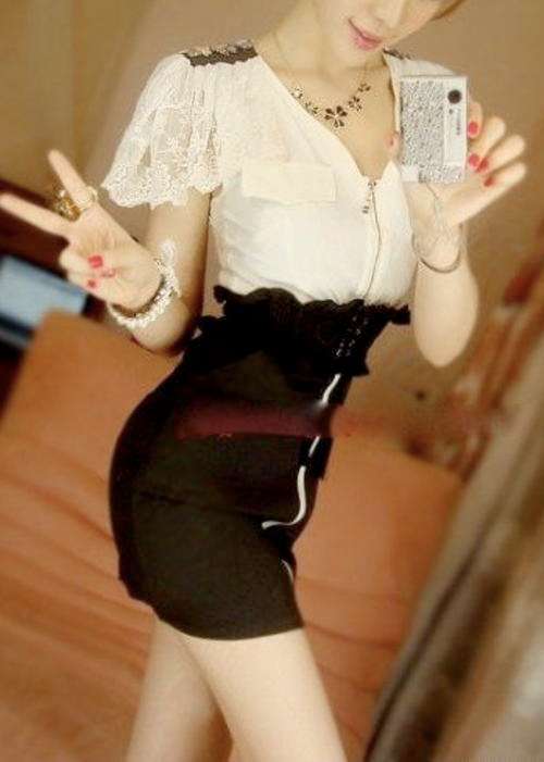 Lace Badges Summer Dress