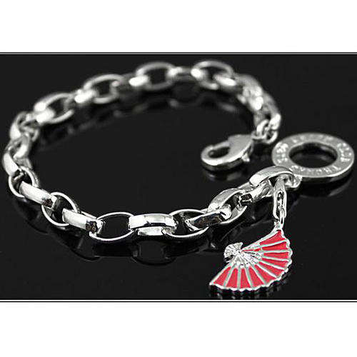 Tomas Silver bracelet with an Oriental Charm*imported