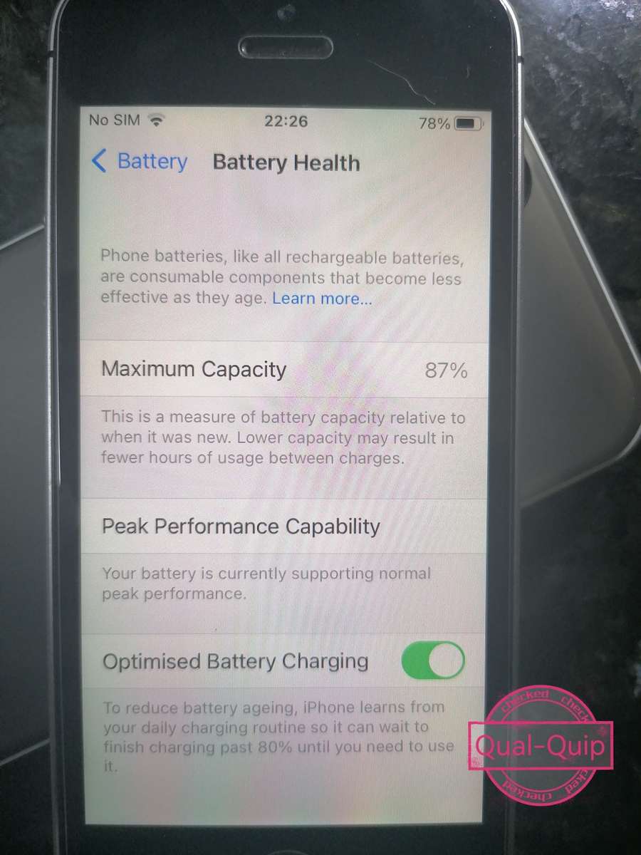 APPLE IPHONE SE | FLLN2SO/A | A1723 | FINGERPRINT ID | SMART PHONE