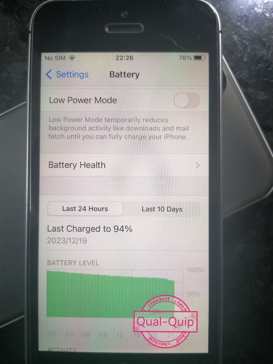 APPLE IPHONE SE | FLLN2SO/A | A1723 | FINGERPRINT ID | SMART PHONE