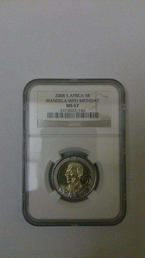 Mandela 2008 Birthday MS67