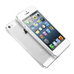 iPhone 5 32GB, White & Silver