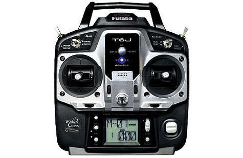 Futaba T6J RC Radio and Phoenix RC Flight Simulator