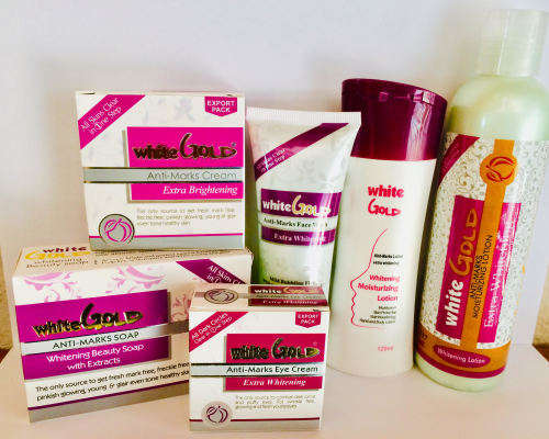 WHITE GOLD Anti Marks Cream Extra Whitening - COMPLETE Pack (Beware of cheap fakes!)