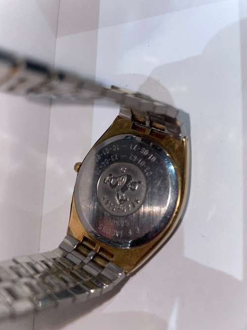 Omega seamaster gold plated watch