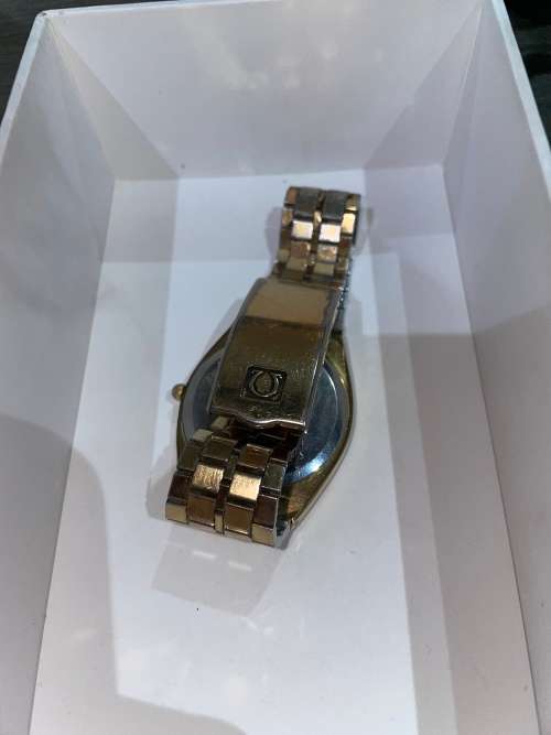 Omega seamaster gold plated watch