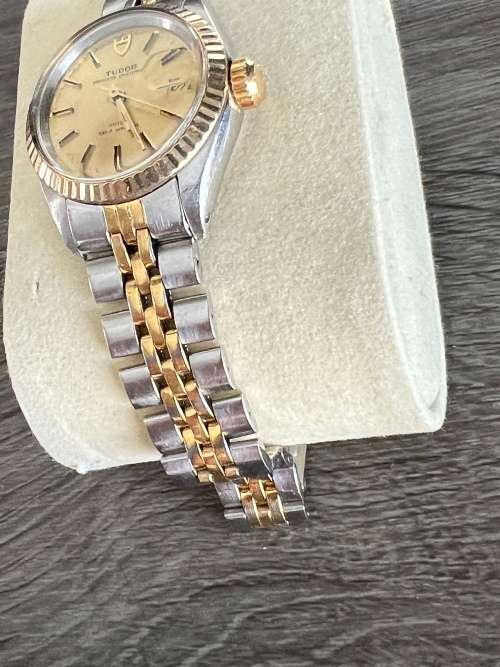 Tudor princess oyster date. 2tone.  25mm.