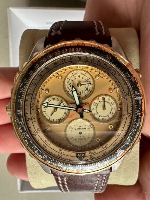 Seiko flightmaster 7t34-6400