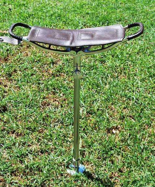 Golf spectador seat stick