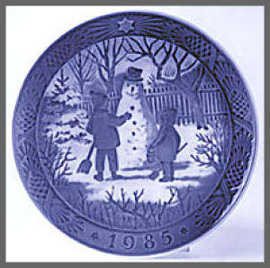 Rare Royal Copenhagen Christmas Plate