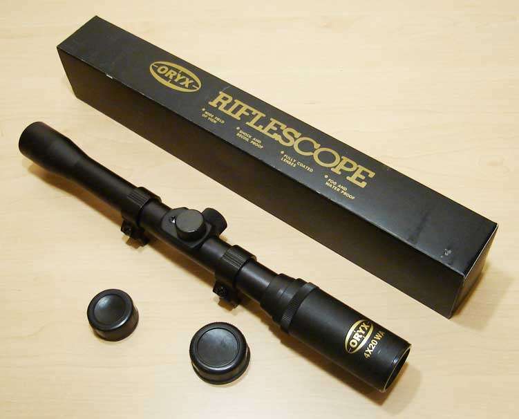 ORYX 4 x 20 Air Rifle and .22 Scope
