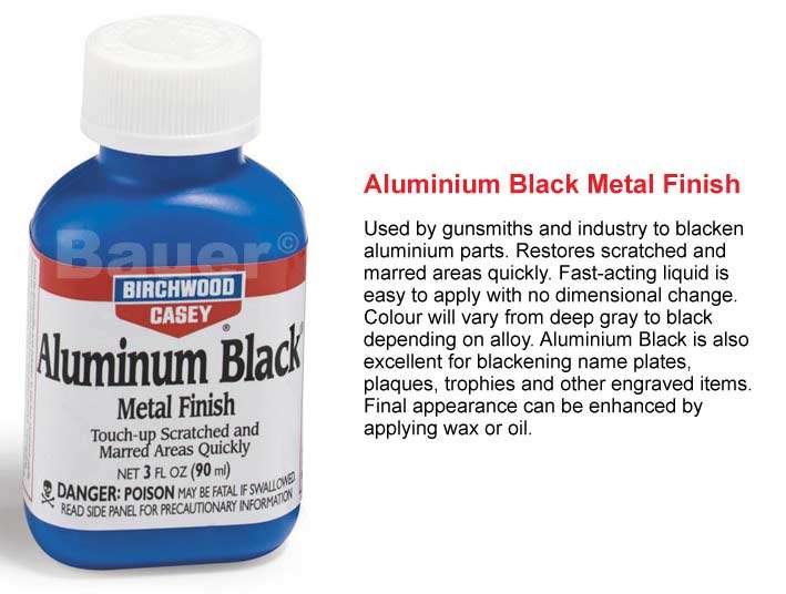 Gun maintenance products - Aluminium Black Metal Finish