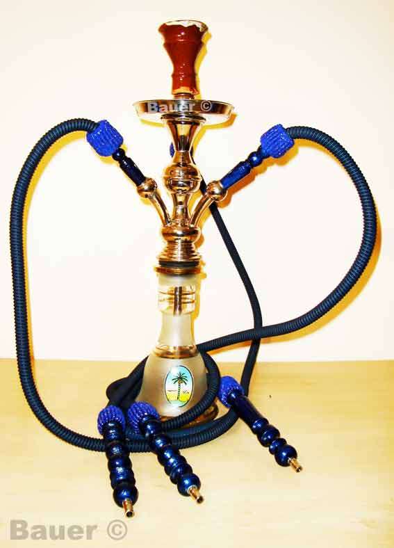 Egyptian 3 Pipe 54cm Hookah