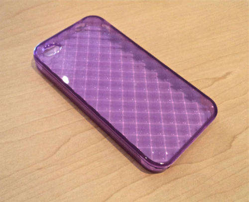 iPhone 4 Cover - Diamond Silicone Protective Skin for Apple iPhone 4