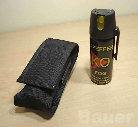 Pepper Spray from Germany with Durable Cordura Belt Pouch