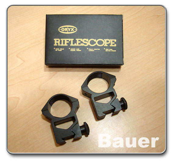 ORYX Scope Ring Mounts for Air Rifles and .22 Rifles