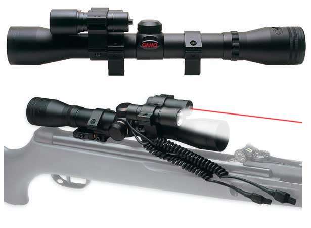 Gamo Vampir 4 x 32 High-Tech Laser Scope for Air Rifles and .22