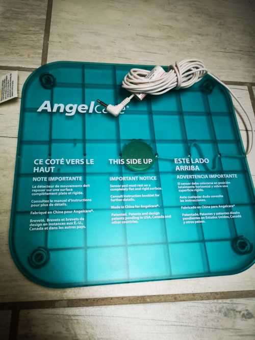 Angelcare Movement And Sound Monitor, Aqua/White
