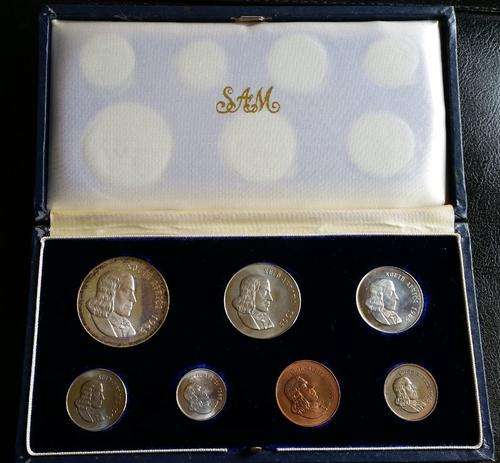*** 1965 - SA SHORT PROOF SET AS ISSUED FROM SA MINT ***