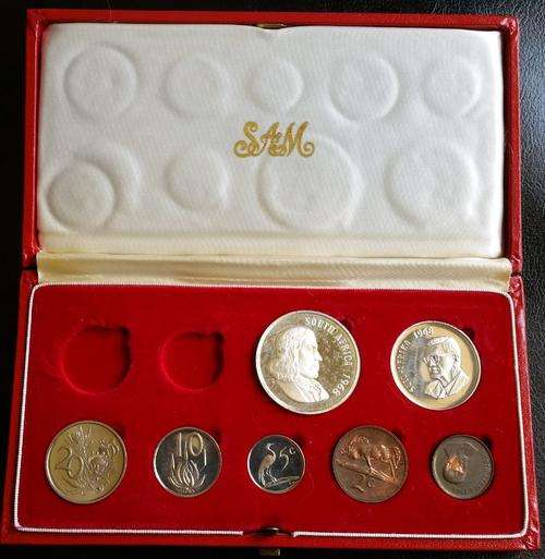 *** 1968 - SA LONG PROOFSET  *** NO GOLD ***  AS ISSUED FROM SA MINT ***