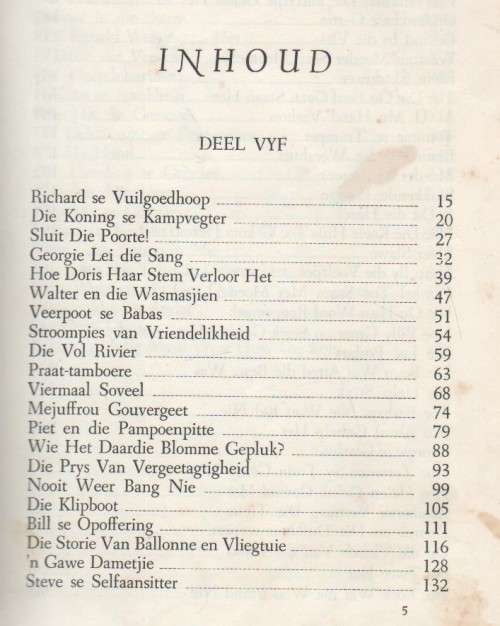 OOM ATTIE SE SLAAPTYD STORIES , DEEL VYF - ARTHUR S MAXWELL (1951)