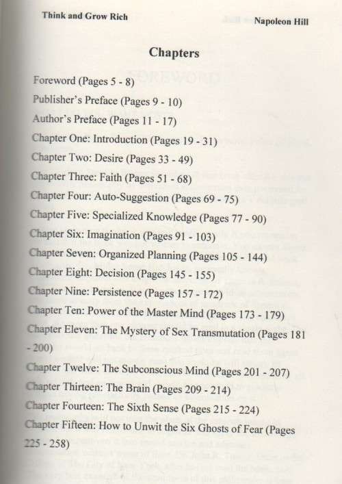 THINK AND GROW RICH - NAPOLEON HILL (2005)