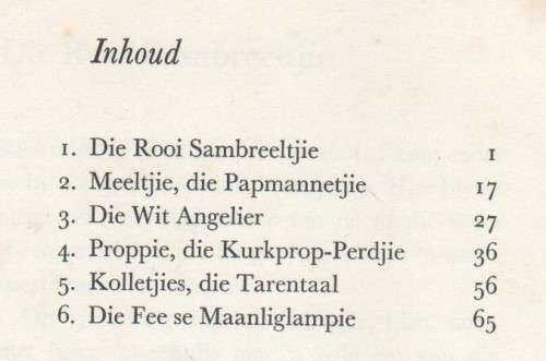 DIE ROOI SAMBREELTJIE EN ANDER VERHALE - LILY KRUGEL (1970)