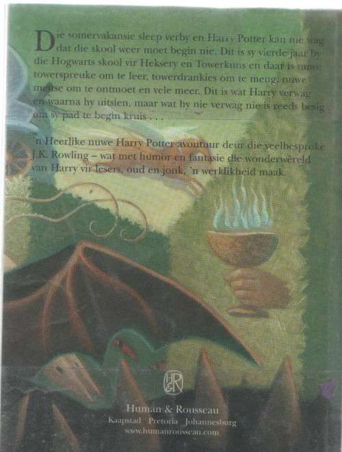 HARRY POTTER EN DIE BEKER VOL VUUR - J K ROWLING (2000)