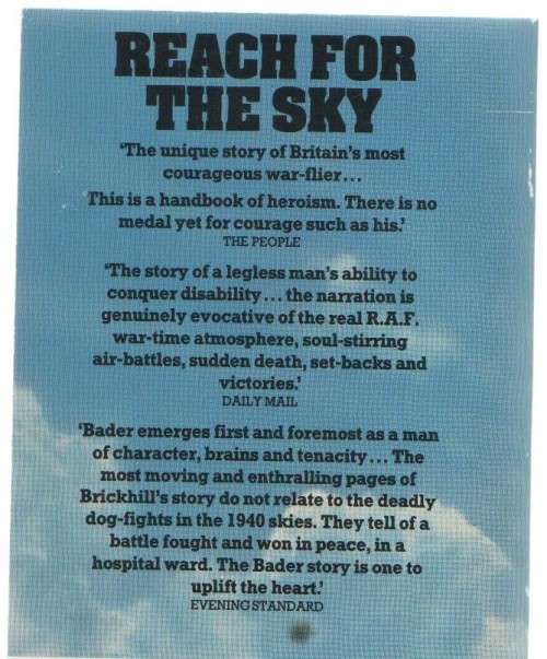 REACH FOR THE SKY - PAUL BRICKHILL (13TH IMPRESSION 1986)