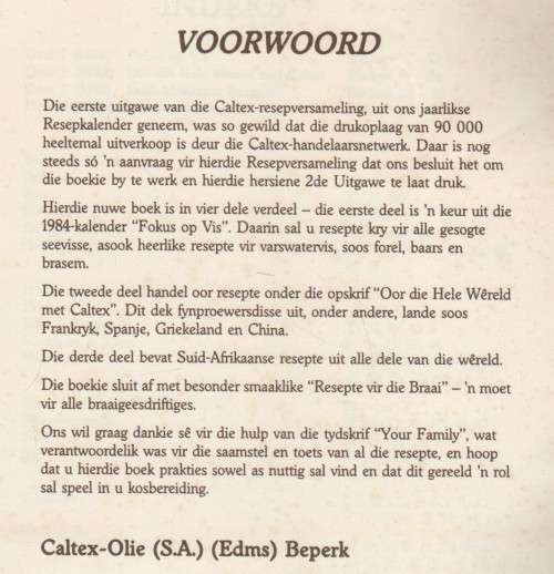 DIE CALTEX RESPTE VERSAMELING - NUWE 2 DE UITGAWE