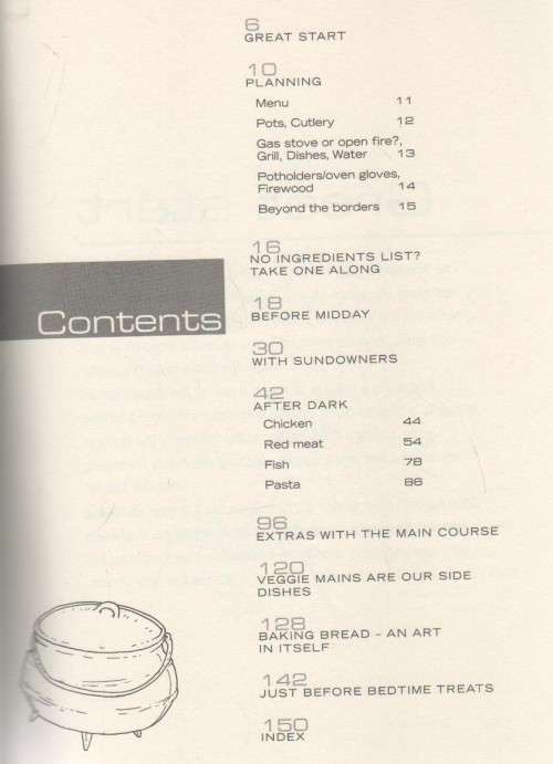 VOETSPORE COOKBOOK, AN ESSENTIAL COOKBOOK FOR 4X4 ENTHUSIASTS - JOHAN BADENHORST (1 ST IMPR 2007)