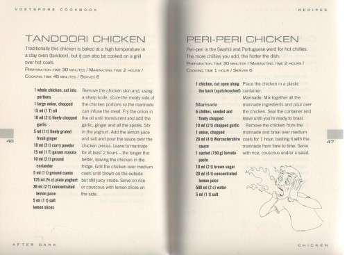 VOETSPORE COOKBOOK, AN ESSENTIAL COOKBOOK FOR 4X4 ENTHUSIASTS - JOHAN BADENHORST (1 ST IMPR 2007)