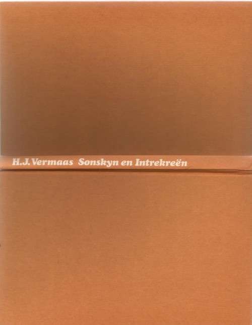 SONSKYN EN INTREKREEN - H J VERMAAS (1 STE DRUK 1971)