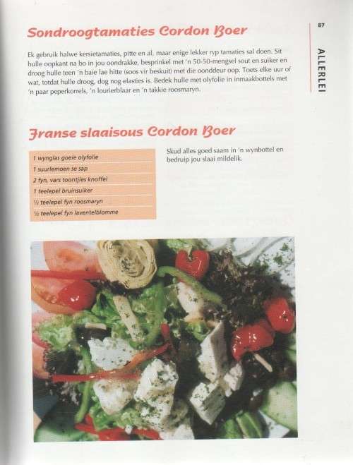 CORDON BOER KOSBOEK - LOCHNER DE KOCK