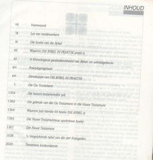 DIE BYBEL IN PRAKTYK (1 STE DRUK 1993) - WIL VOSLOO EN FIKA J VAN RENSBURG