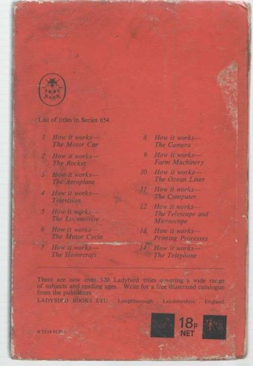 HOW IT WORKS, TELEVISION, A LADYBIRD BOOK - DAVID CAREY (1968)